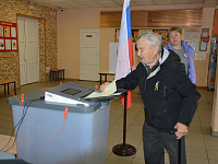 Ветеран Великой Отечественной войны Арсений Сухопаров: «Участие в выборах – гражданский долг каждого тверитянина»